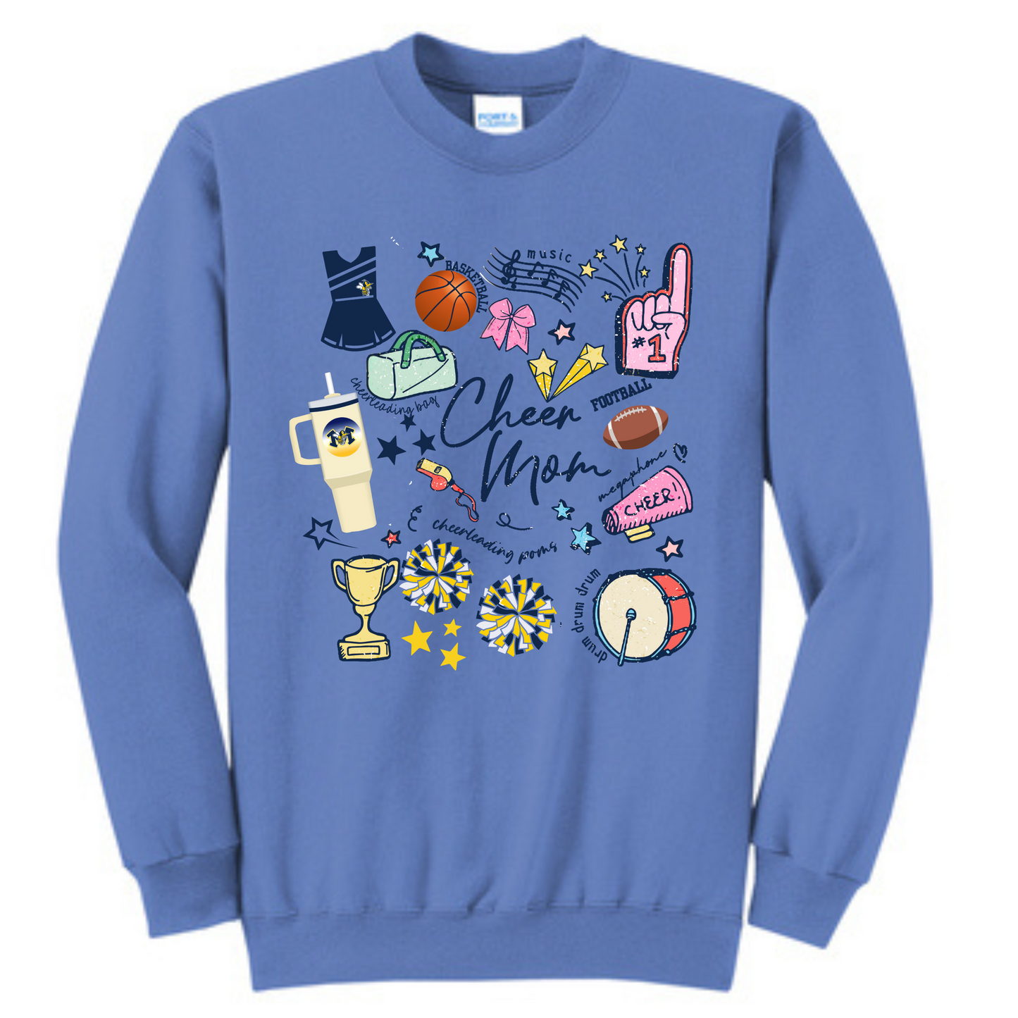 Cheer Mom Stuff Crewneck