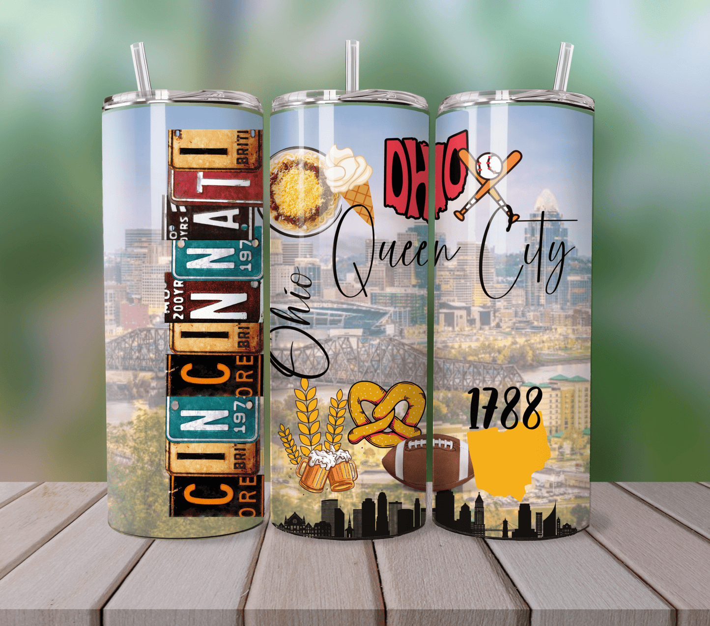 Cincinnati Queen City Tumbler