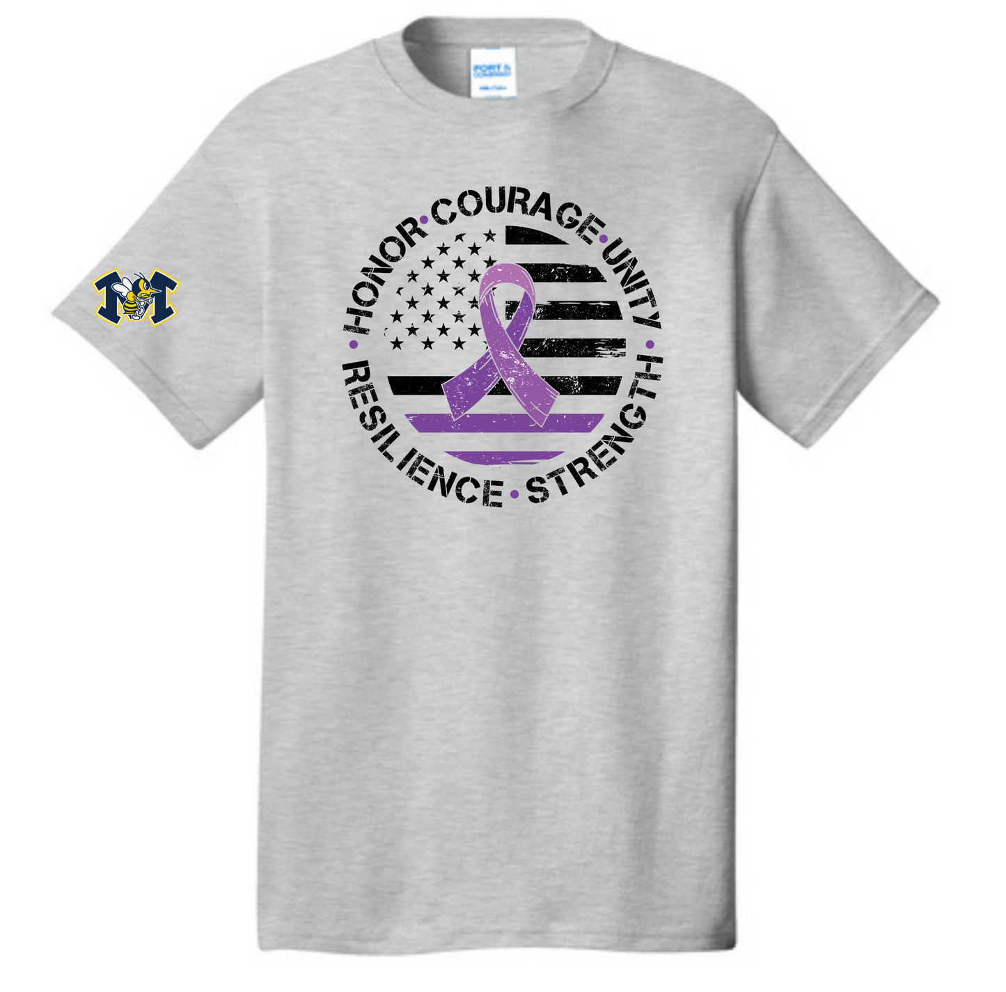 Military Support Shirt with Monroe Logo
