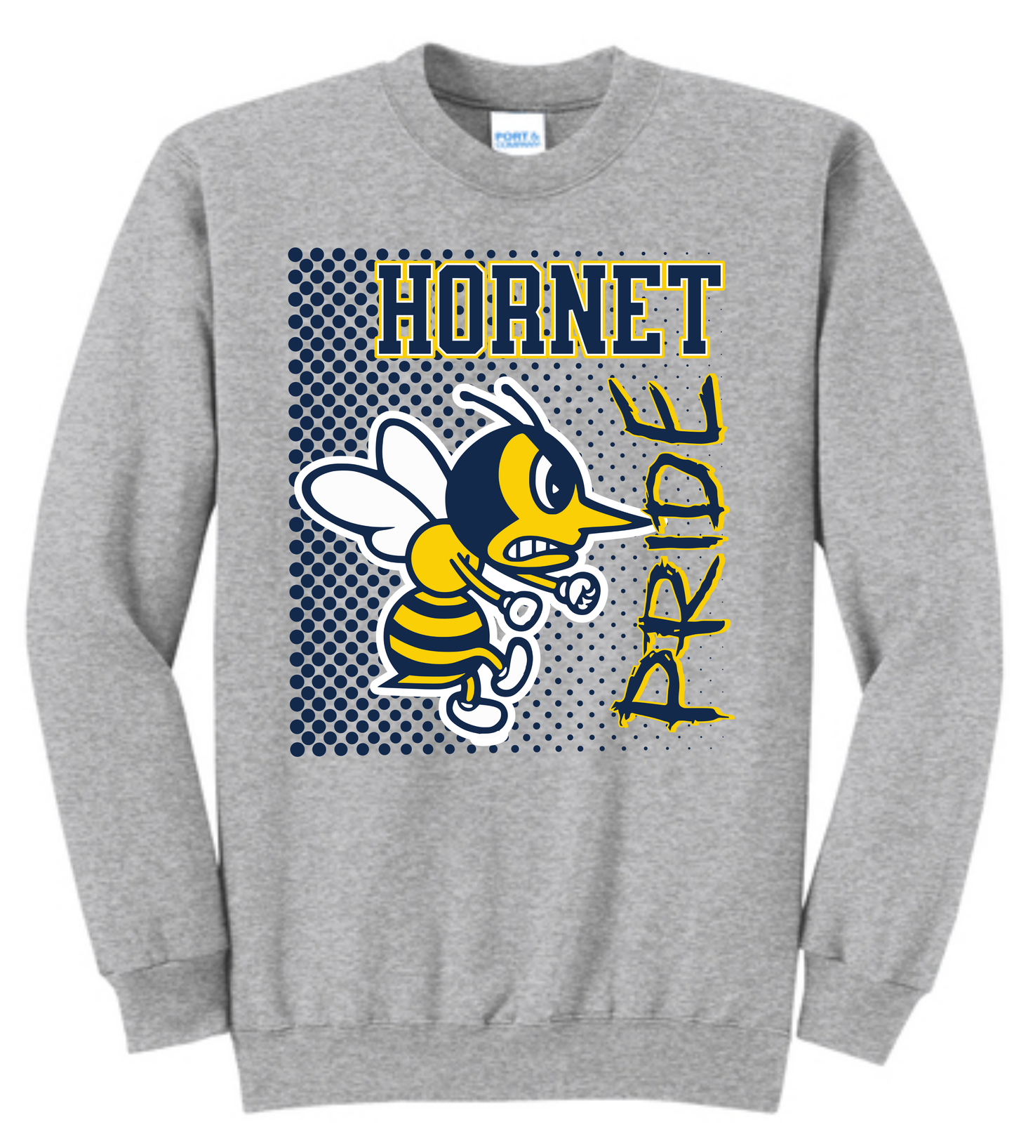 Polka Dot Hornet Pride Crewneck Sweatshirt (Available in three colors)