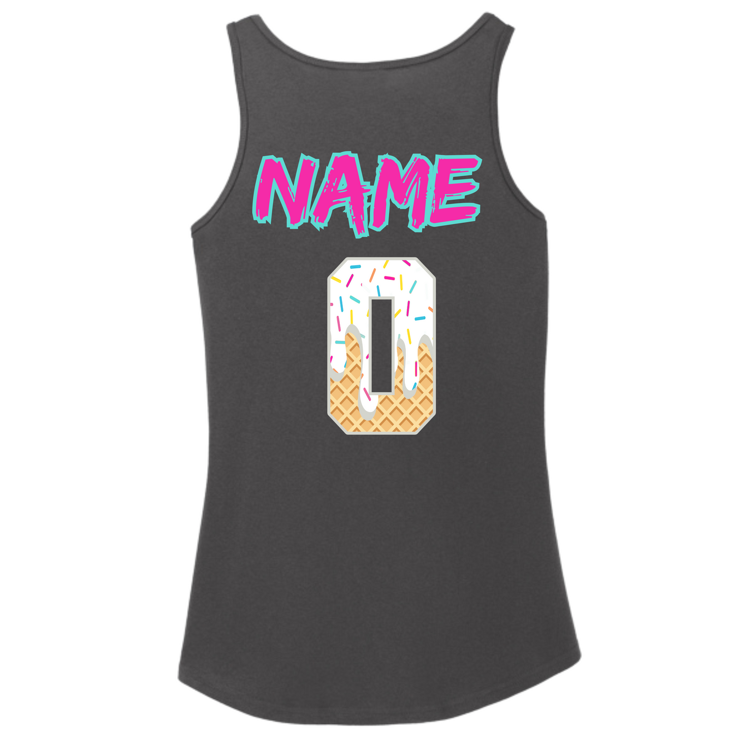 Ice Cream Baseball Mama Tank