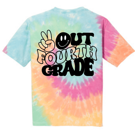 Fourth Grade - Peace Out 2024 School Year! Tie Dye