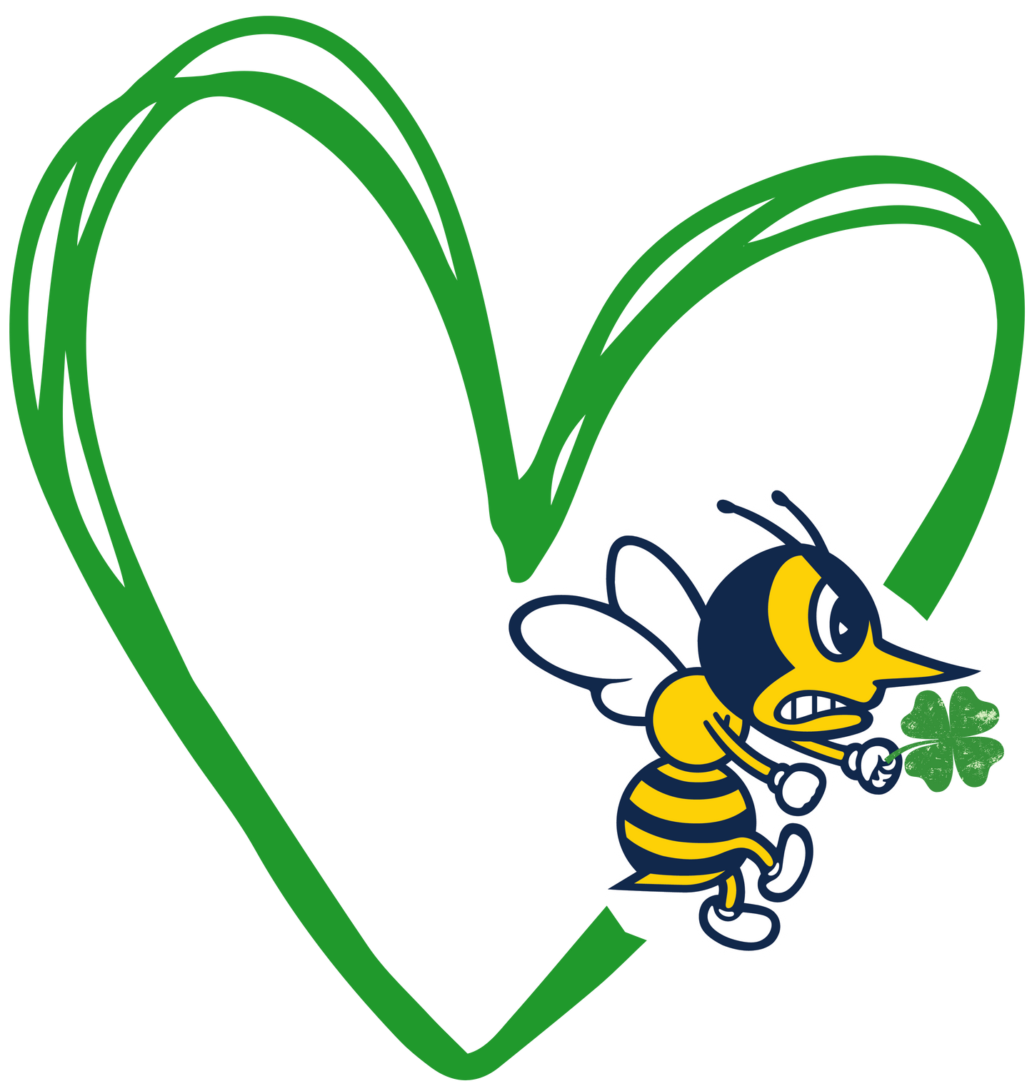 Happy St. Patty's Day Heart Shirt