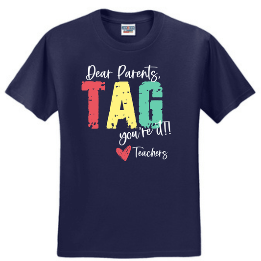 Teachers: Parents, Tag!  You're IT!
