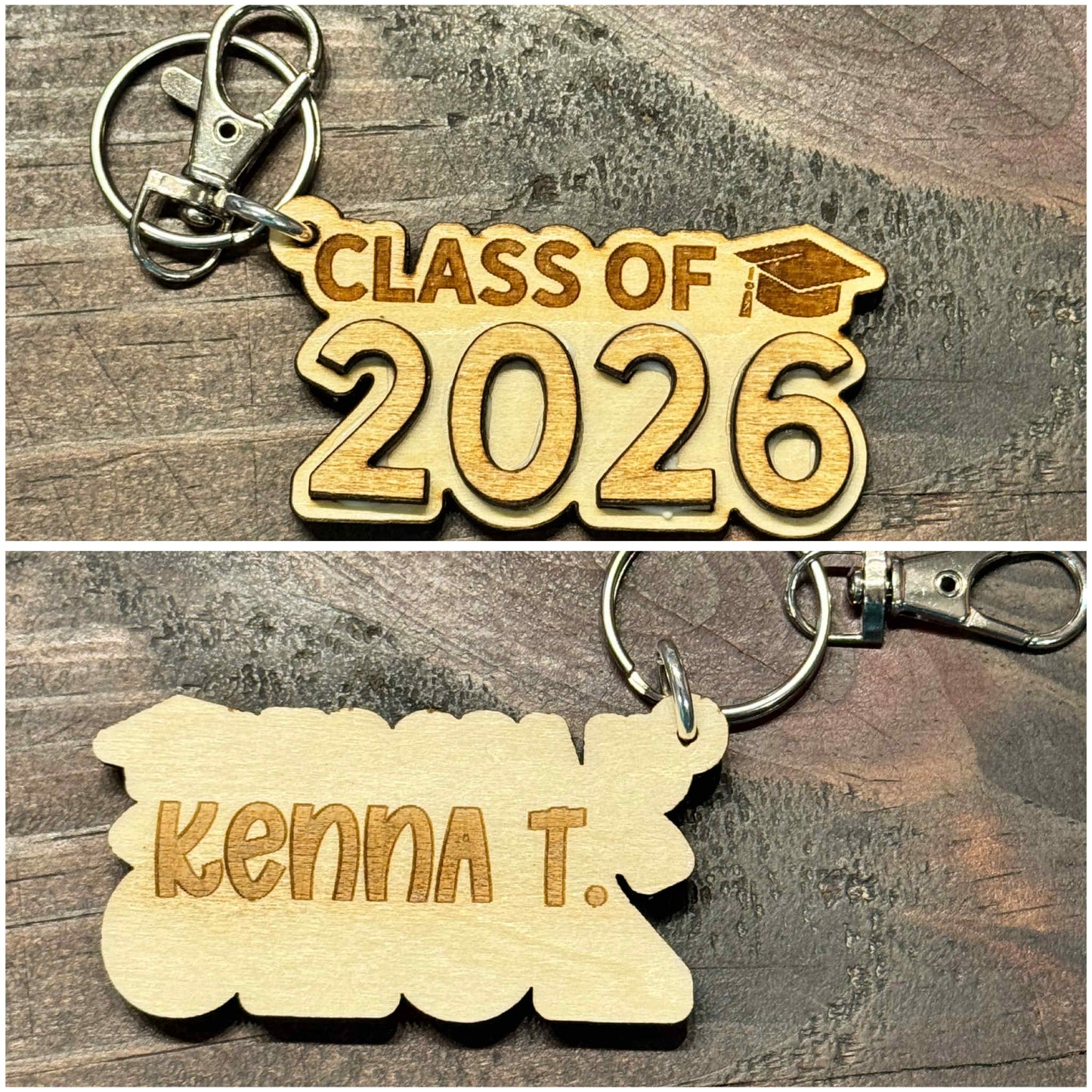 3D - Senior Class of 2026 keychain.
