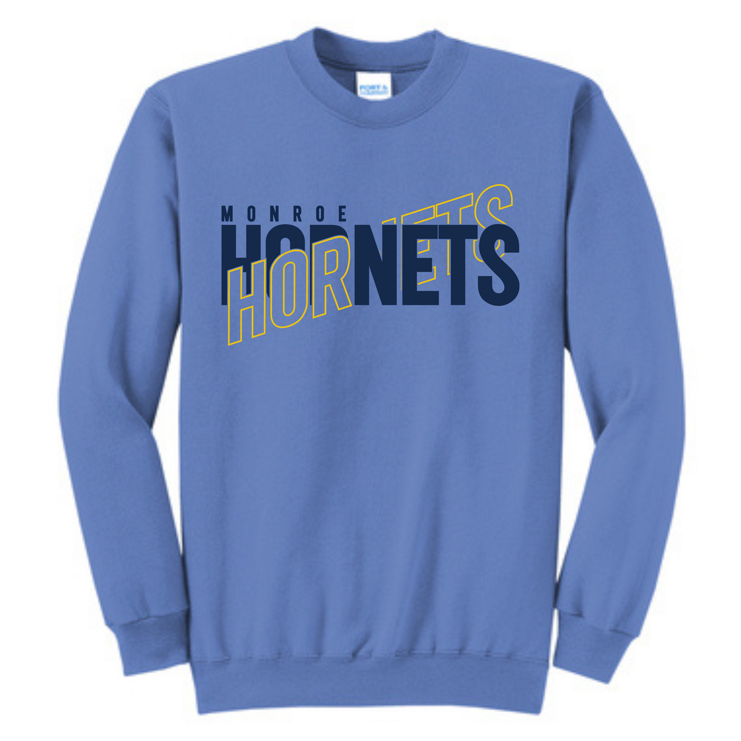 Criss cross Monroe Hornets Carolina Blue