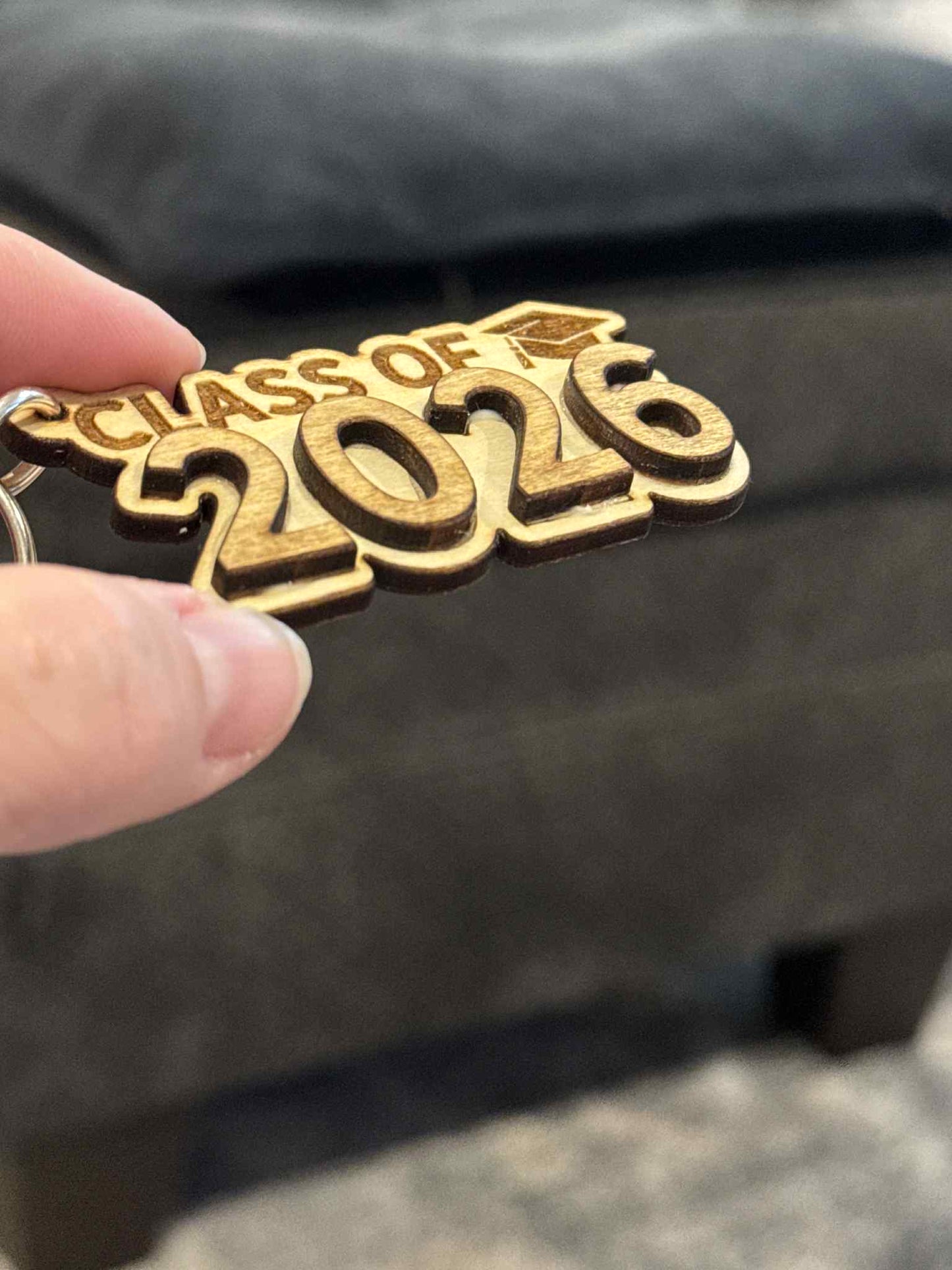 3D - Senior Class of 2026 keychain.