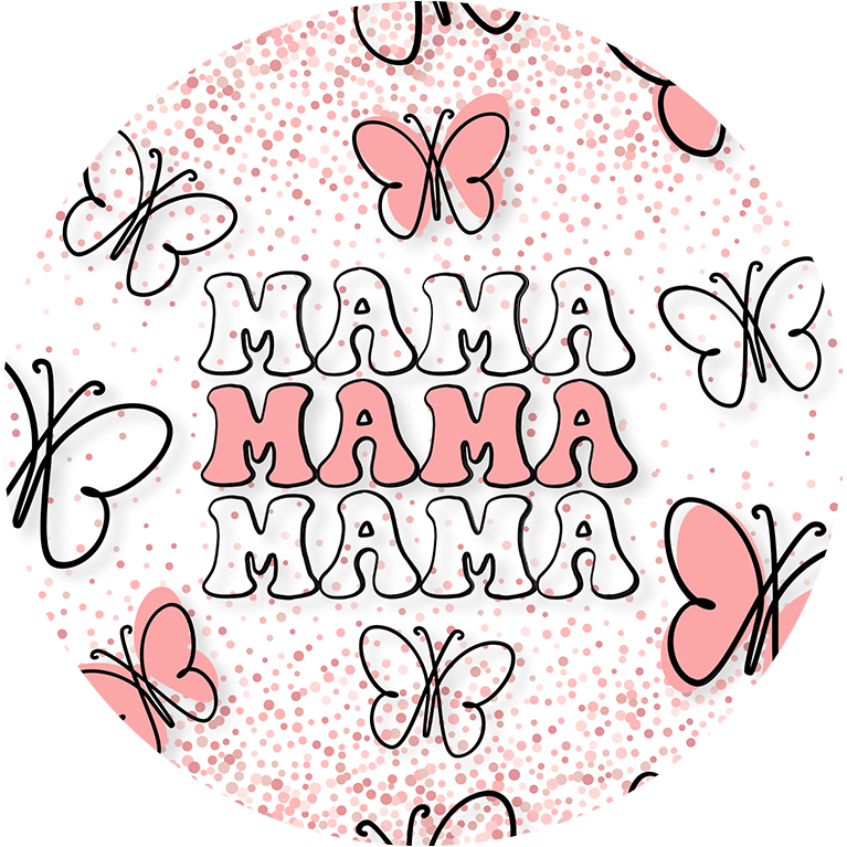 Ceramic MAMA Car Coasters (Set of 2)