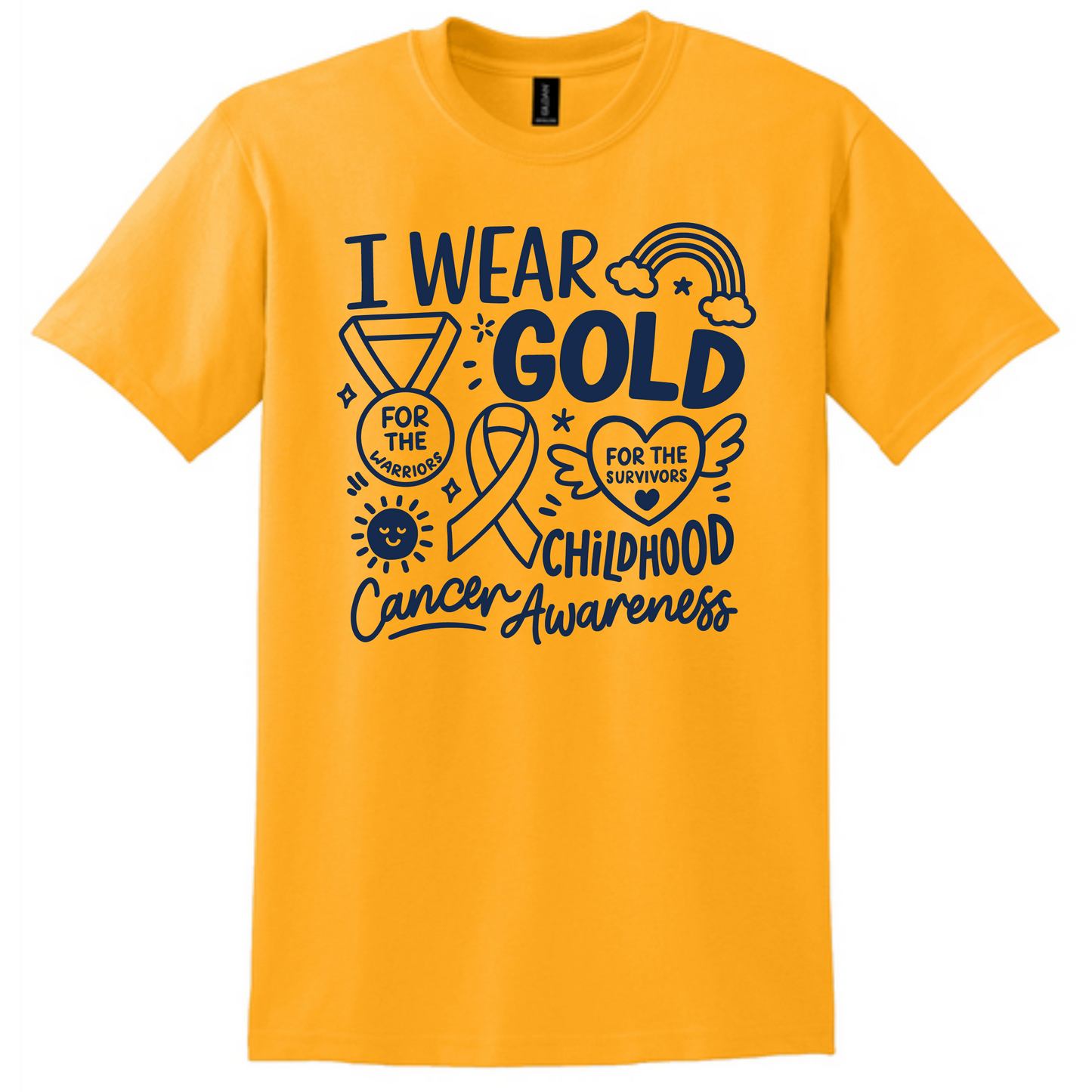 I Wear Gold for Childhood Cancer