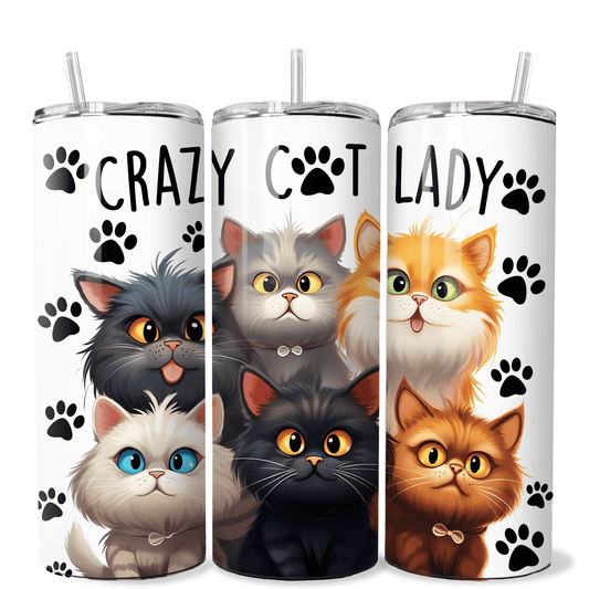 Crazy Cat Lady Tumbler