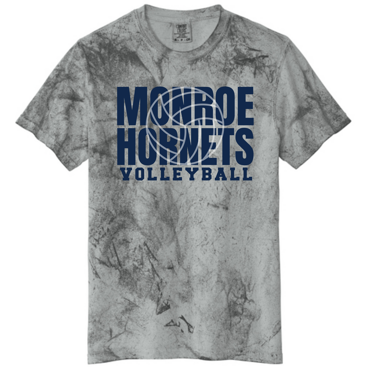 Monroe Hornets - Volleyball Faded Tee
