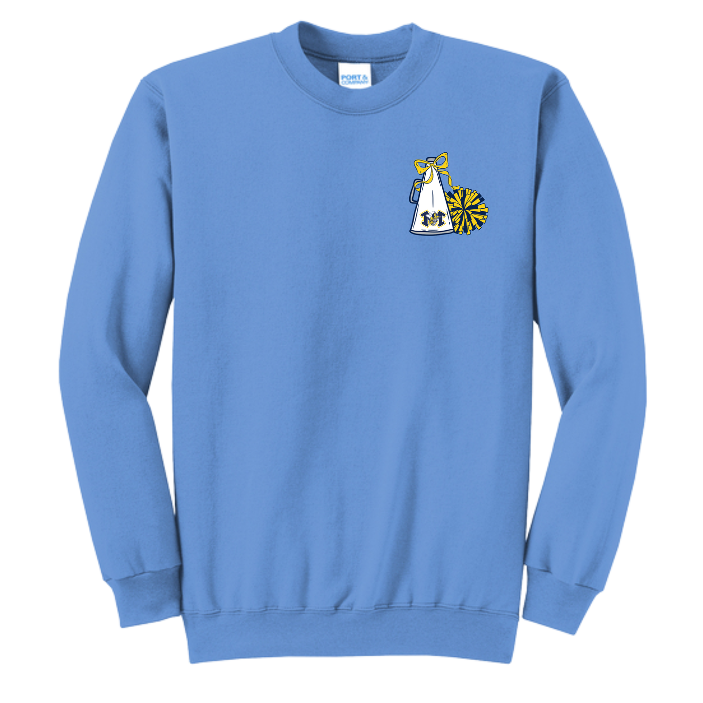 Hornets Cheer Cluster Crewneck - Available in three colors.