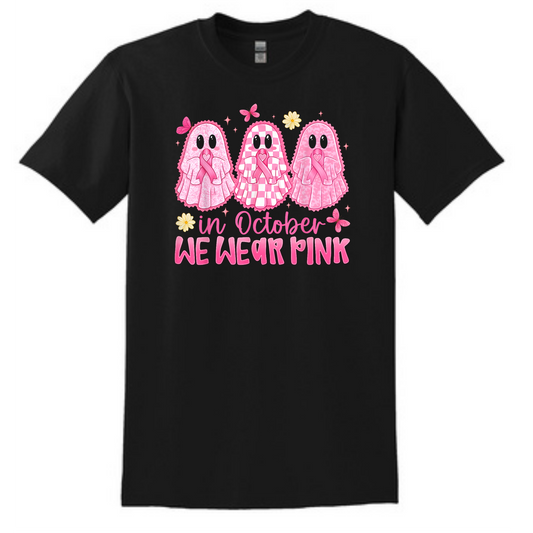 In October We Wear Pink Ghost Tee