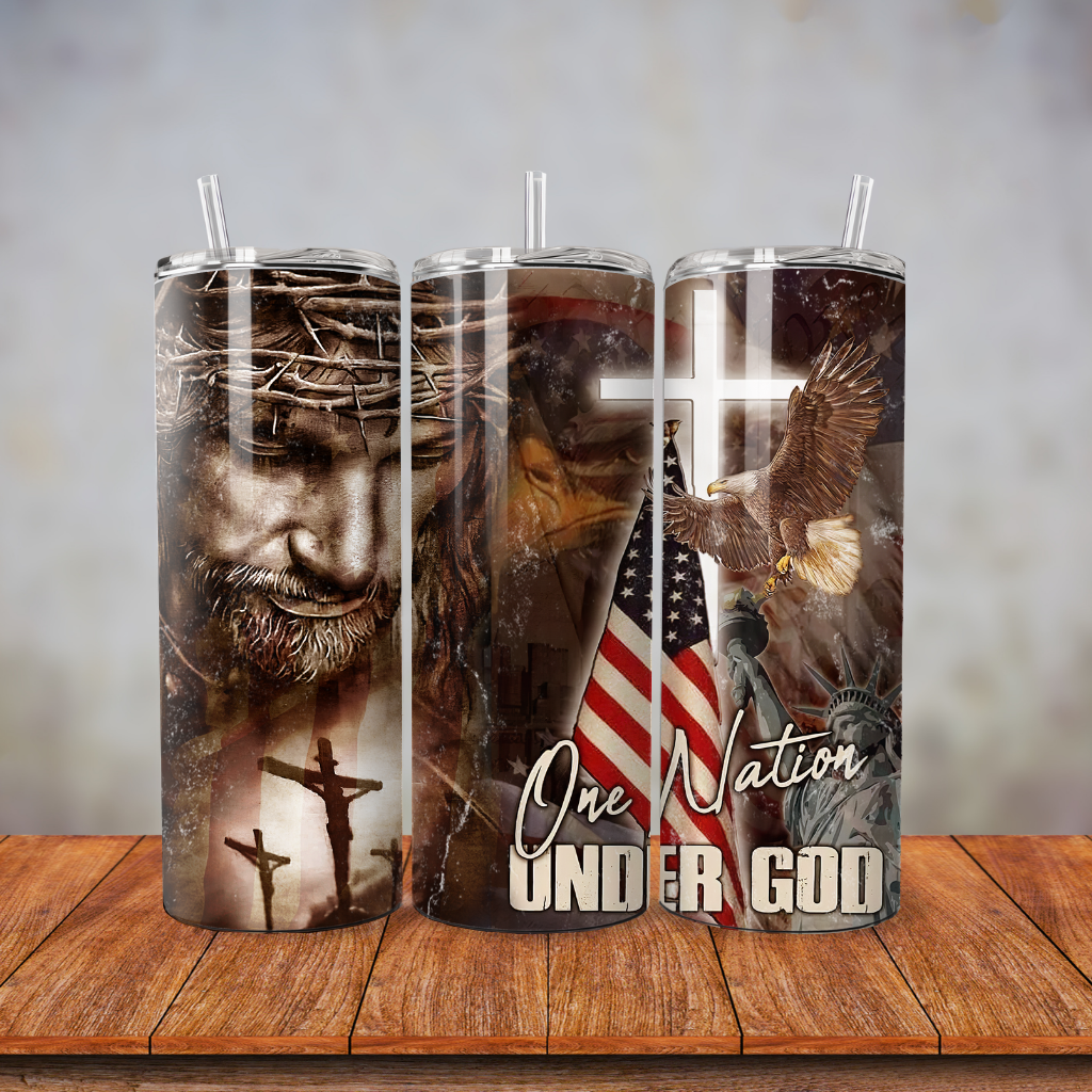 One Nation Under God Tumbler