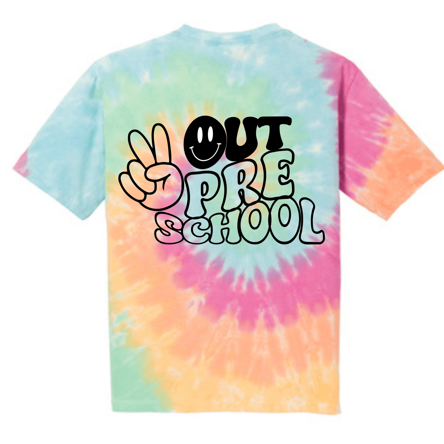 Pre-School - Tie Dye Peace Out 2024 School Year!