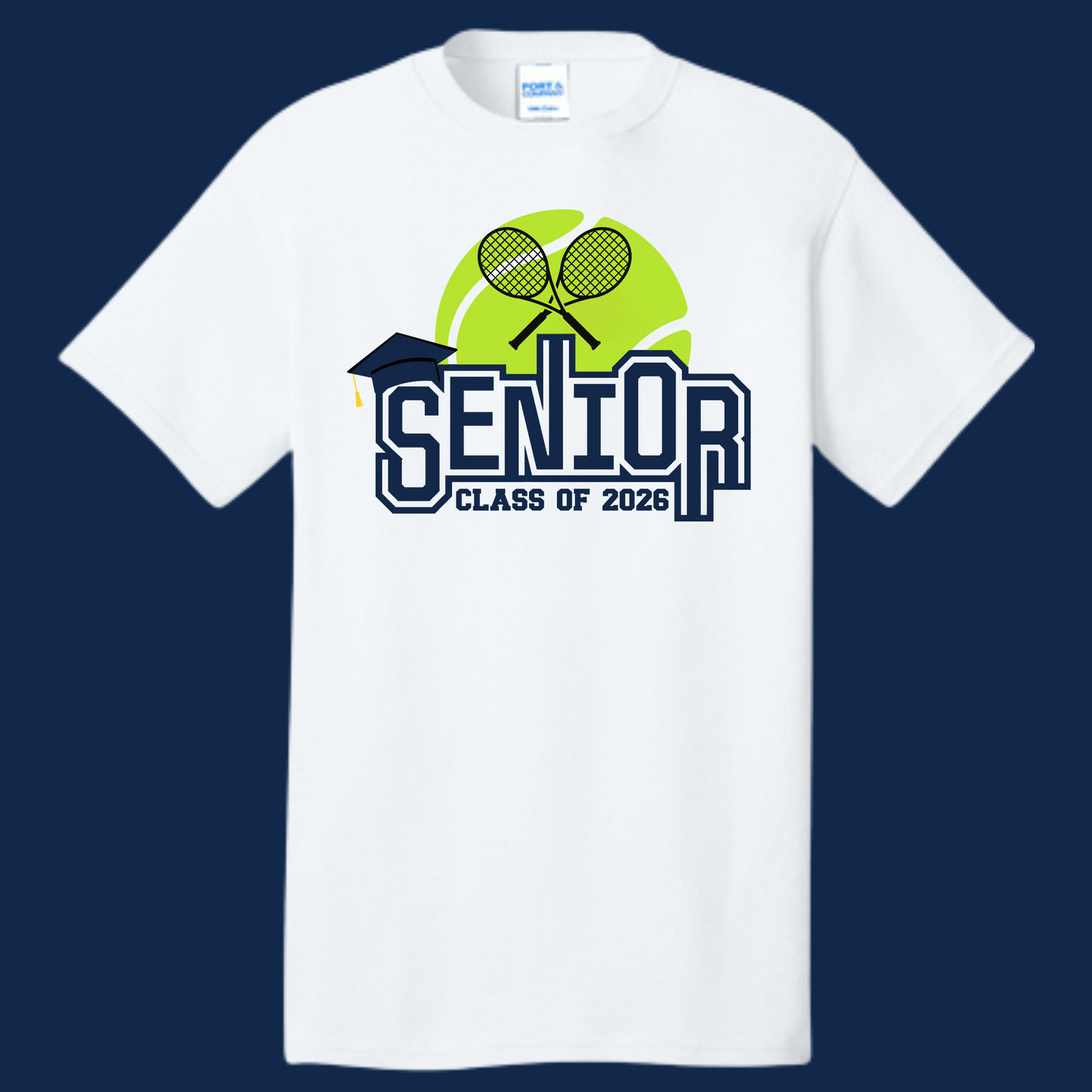 Senior Tennis T-Shirt (Two Colors Available)