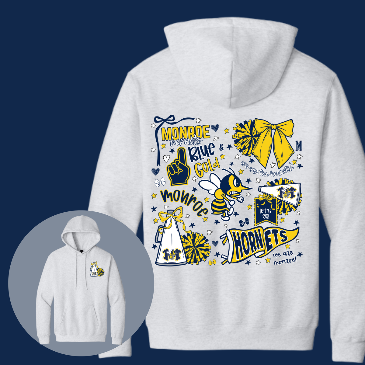 Hornets Cheer Cluster of Fun! Hoodie