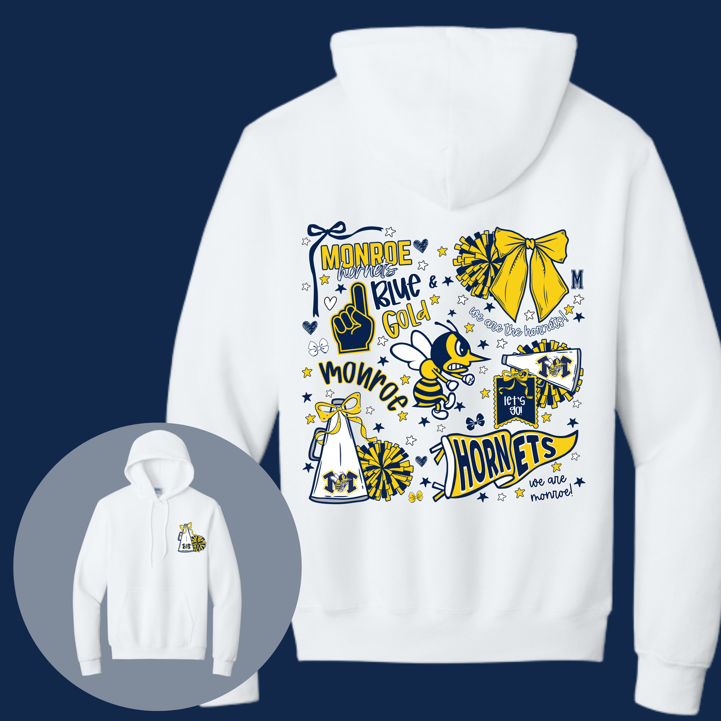 Hornets Cheer Cluster of Fun! Hoodie