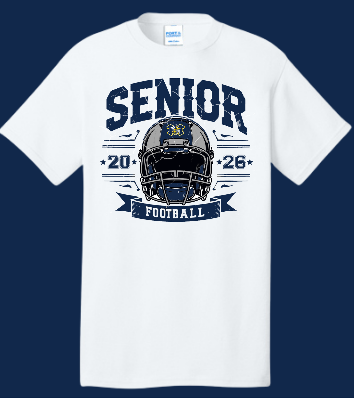 Senior Football 2026 w/Monroe logo (Two Colors Available)
