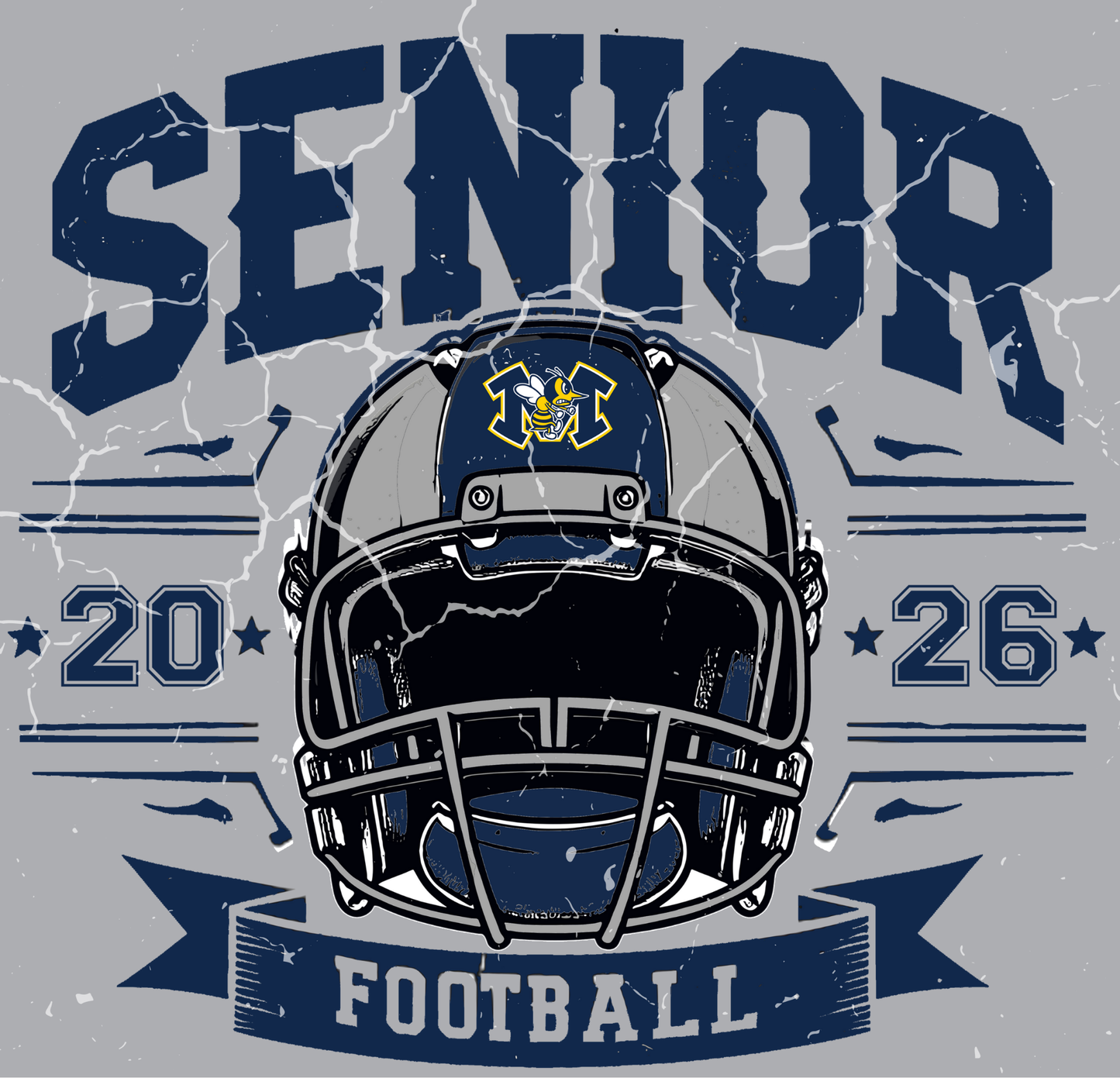 Senior Football 2026 w/Monroe logo (Two Colors Available)