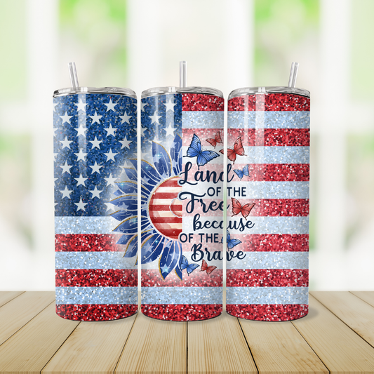 Land of the Free 20oz Tumbler