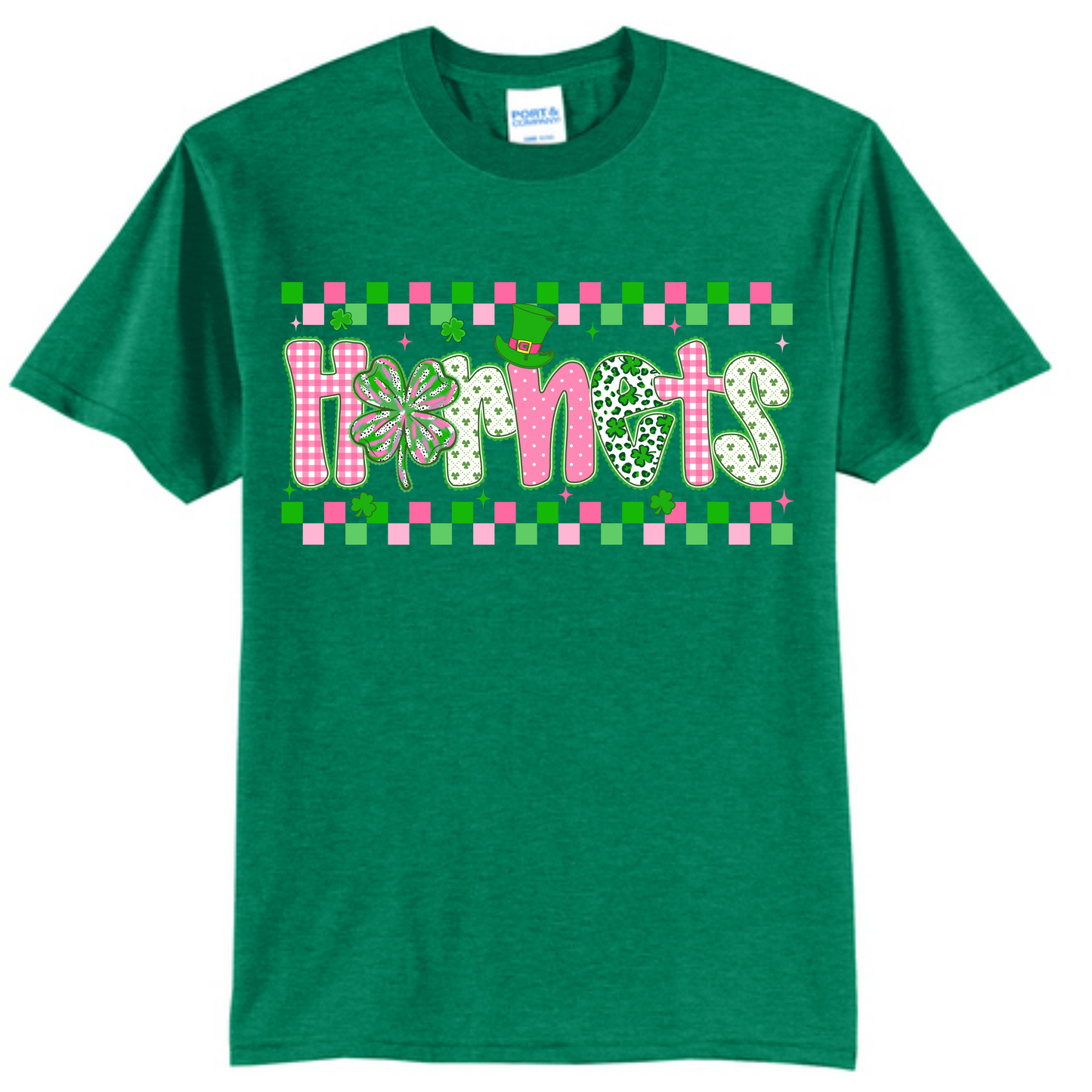 Hornets Checkered St. Patty's Day (Available in Two Colors!)