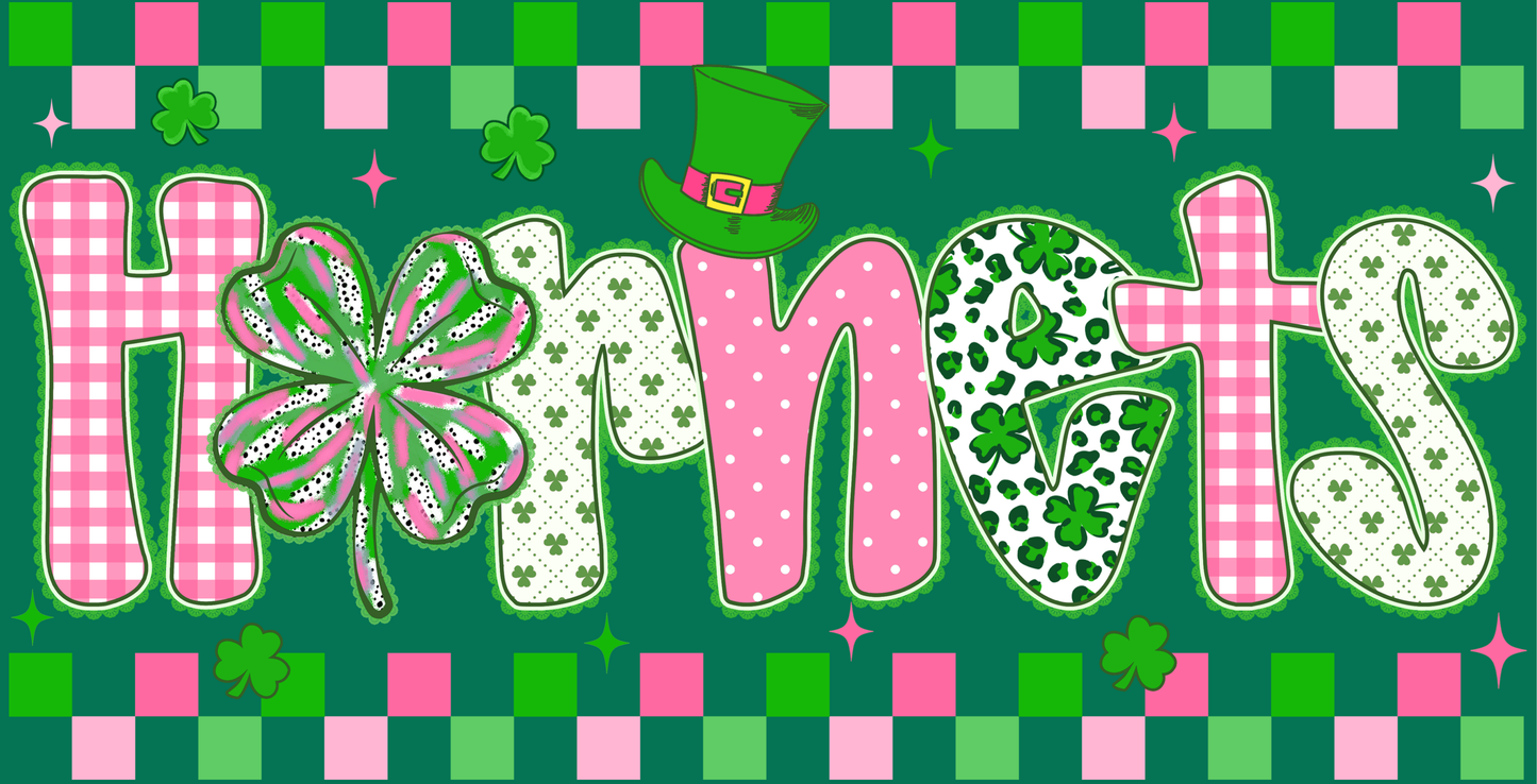 Hornets Checkered St. Patty's Day (Available in Two Colors!)